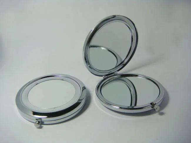 Wholesale-500Pcs-Blank-Sliver-Compact-Mirror-Customized-DIY-Portable-Metal-CosmeticMakeup-Mirror-DHL-Free-shipping-2
