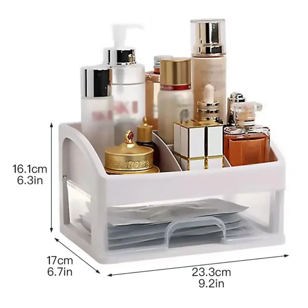 Make Up Case Jewelry Container Box Makeup Organizer Drawers Plastic Cosmetic Storage Box - Image 6