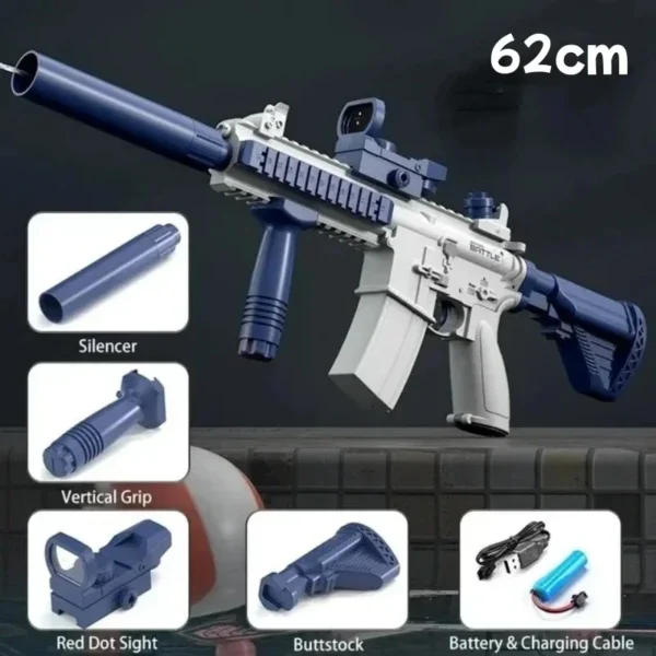 New Trend Water Gun Fashion Electric Pistol Shooting Toy Adults Full Automatic Summer Outdoor Fun Toys for Children Party Gift - Image 2