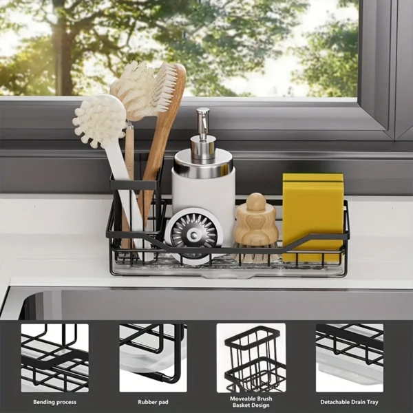 Stainless Steel Kitchen Sink Organizer - Image 2