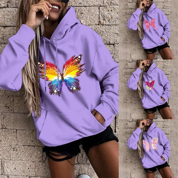 New Style Hoodie 2021 Lazy Style Womens Sweater Sportswear Pullover Polyester Cotton Shirt Casual Womens Hoodie