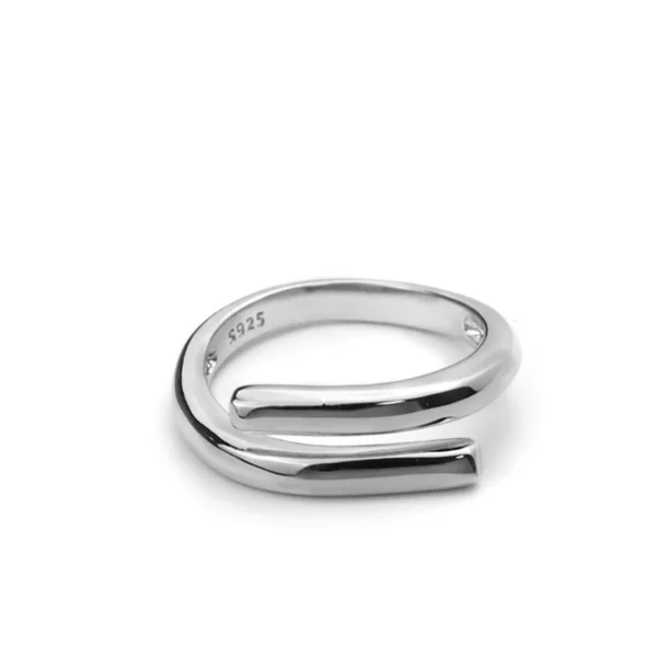 XIYANIKE Double Layer Geometric Ring Female - Image 6