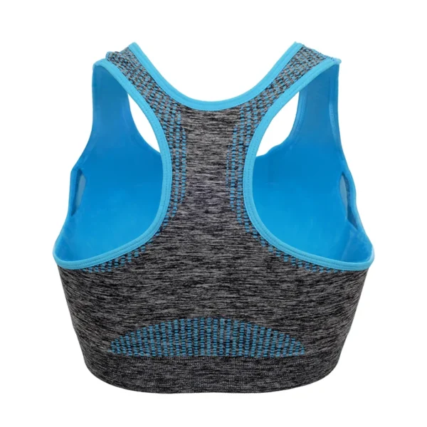 Shockproof Quick Dry Sports Bra Women Padded Gather Yoga Bra Push Up Gym Running Bra Seamless Workout Fitness Bra Top - Image 3