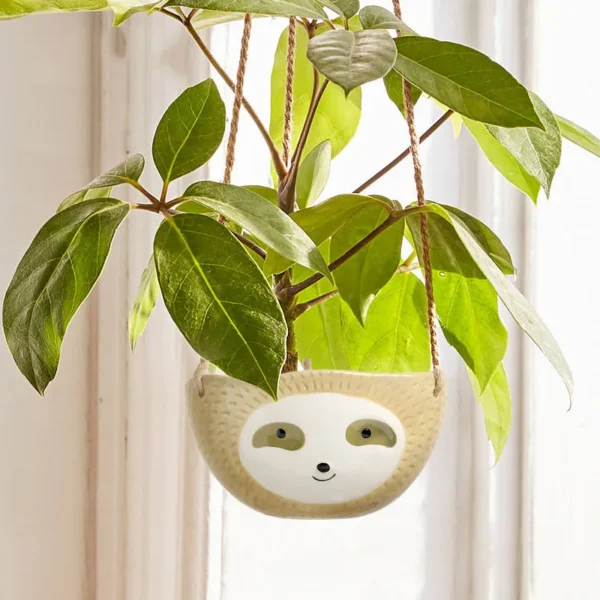 Ceramic Hanging Plant Pot Cartoons Animal Vase - Image 6