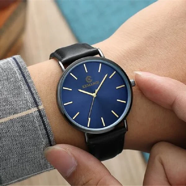 Ultra Thin Men Watch Leather - Image 6