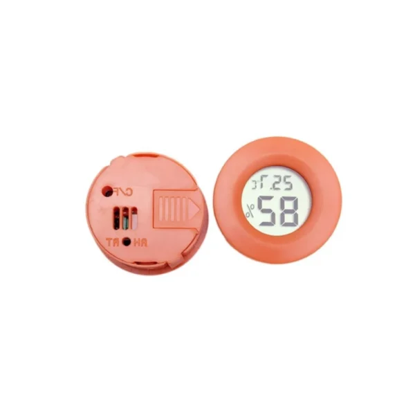 Mini LCD Digital Thermometer Hygrometer Round Temperature Humidity Tester Sensor Detector For Freezer Cigar Box - Image 3