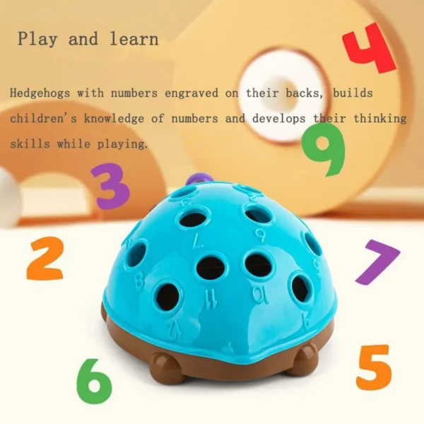 Early Education Toys Fine Motor and Sensory Toys Spelling Little Hedgehog - Image 3