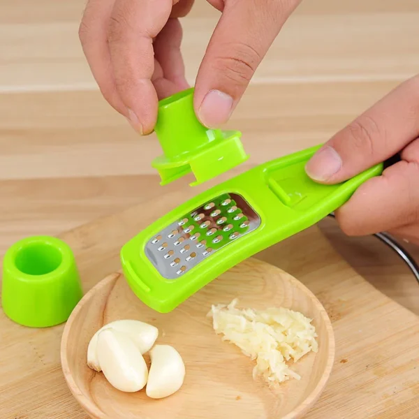 Garlic Press Crusher Manual Mincer Chopping Tool Garlic Masher - Image 3