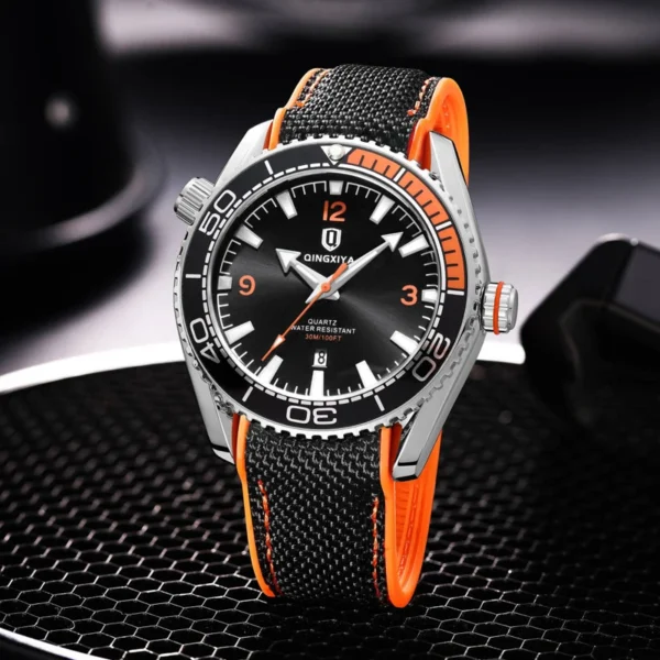 QINGXIYA Men Watch Sports Silicone Strap - Image 4