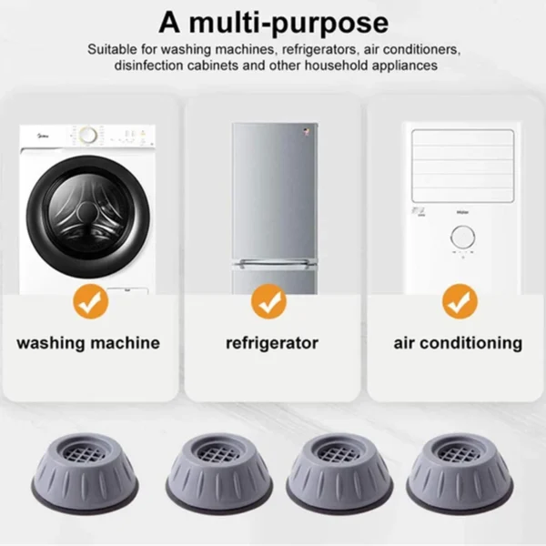 4Pcs Anti Vibration Washing Machine Feet Pads Waterproof - Image 5