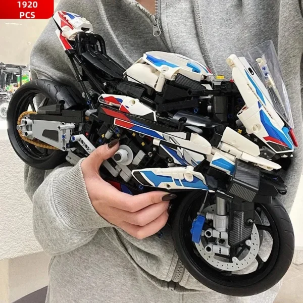 Expert Building Block Motorcycle