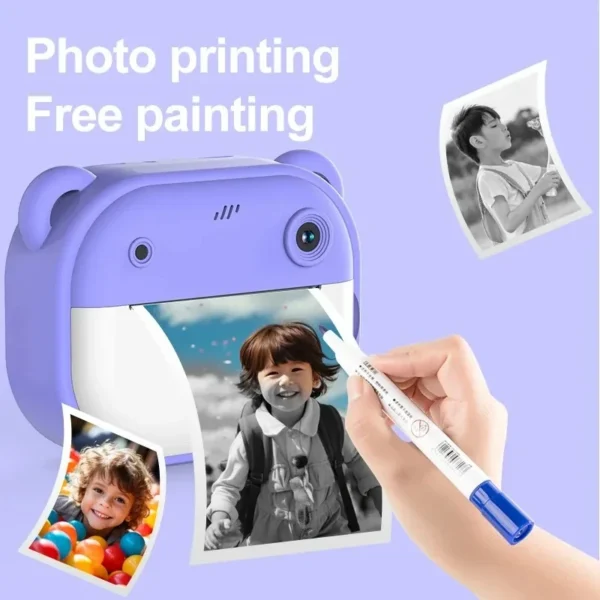 Children Digital Camera Instant Print for Kids Thermal print +32G Memory Card - Image 3