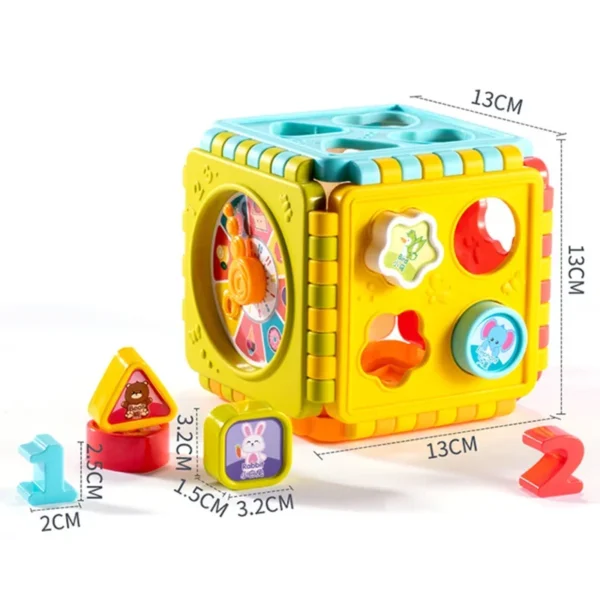 Toddler Activity Cube Box Shape Sorting Toys - Image 6