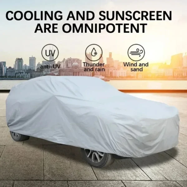 Dustproof Anti-UV Scratch-Resistant Universal Car Styling Car Covers - Image 3