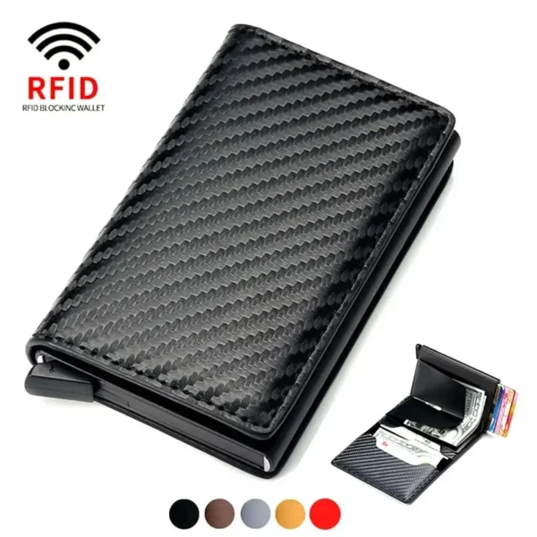 Credit Card Holder Men Wallet RFID Aluminium Box