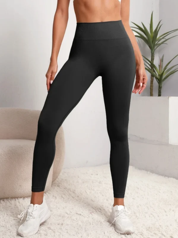 Women Seamless Hip Lifting Women Seamless Sports Leggings High Waist Fitness Leggings Push Up Yoga Leggings Gym Clothing Sports - Image 4