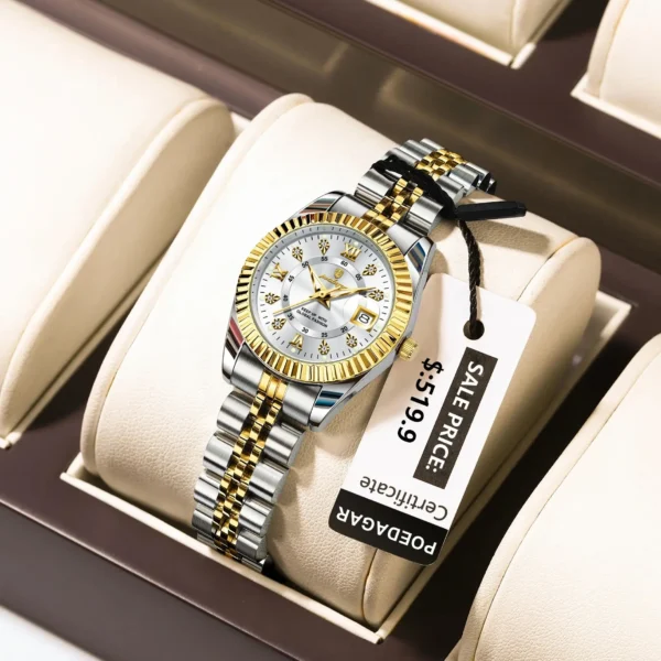 POEDAGAR Luxury Elegant Watch for Women