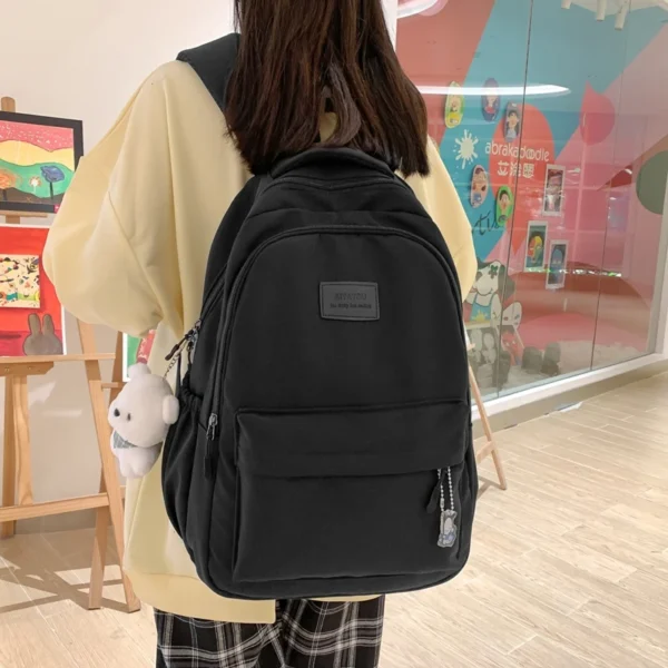 Fashion Lady High Capacity Waterproof College Backpack Trendy - Image 2