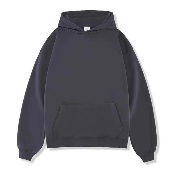 Women Hoodies Pullover Solid Color Hooded Sweat Shirts Jogger Long Sleeve Black Jogging Sweatshirt Men Sport Top Winter Clothing - Image 3