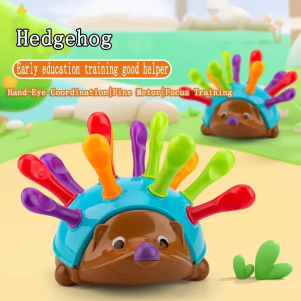 Early Education Toys Fine Motor and Sensory Toys Spelling Little Hedgehog