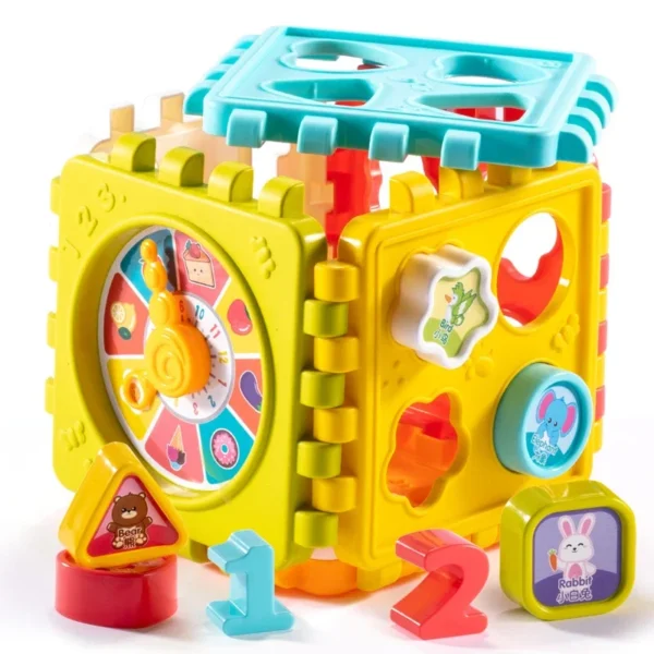 Toddler Activity Cube Box Shape Sorting Toys - Image 4