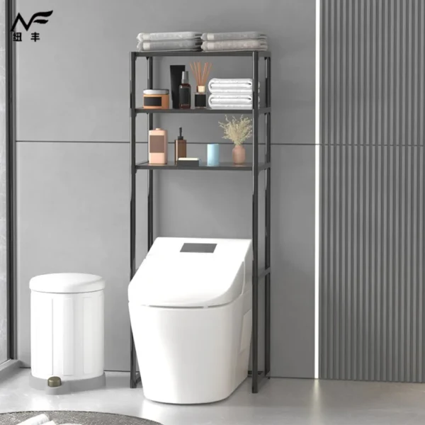 Bathroom Storage Rack Over The Toilet Multilayer - Image 2