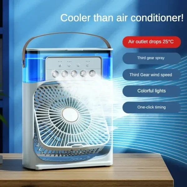 Portable Humidifier Air Adjustme 3 Speed Fan - Image 3