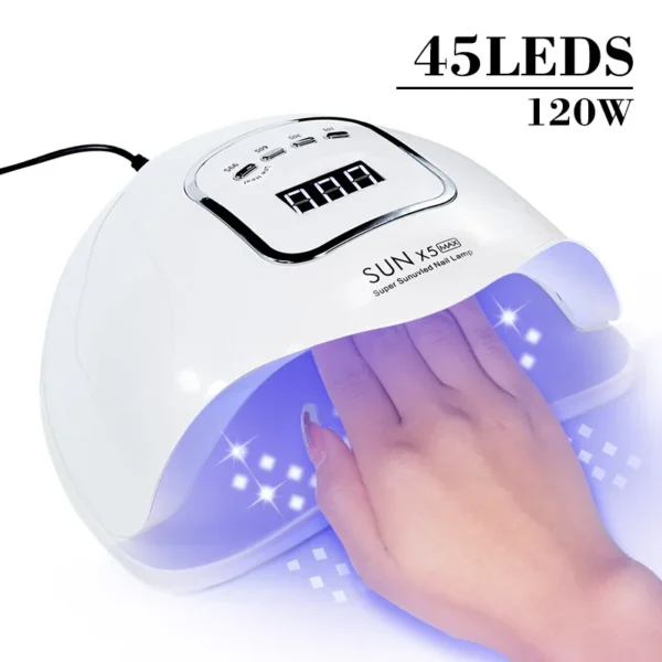 Professional Nail Dryer Infrared Sensor Manicure Nail Light for Fast Curing of All Gel Nail Polish Nail Dryer Salon Tool