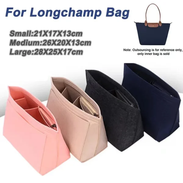 Women Longchamp Handbag Liner Makeup Bag - Image 2