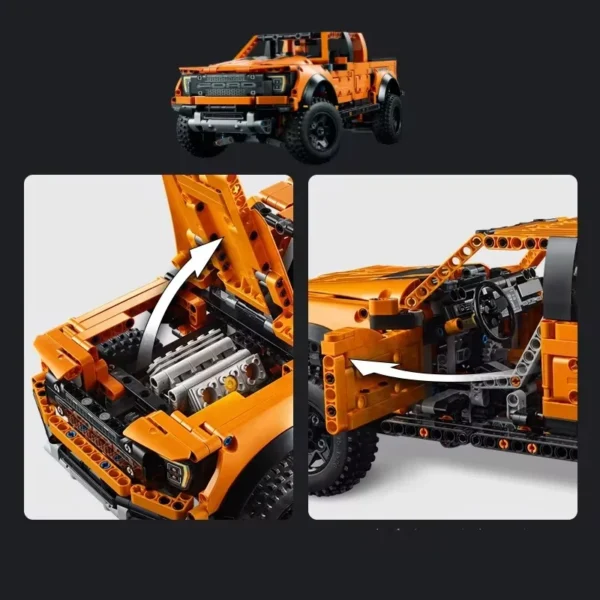 New Puzzle Building blocks 1379PCS10 F-150 SUV Racing Blocks 42126 Pickup Truck - Image 2