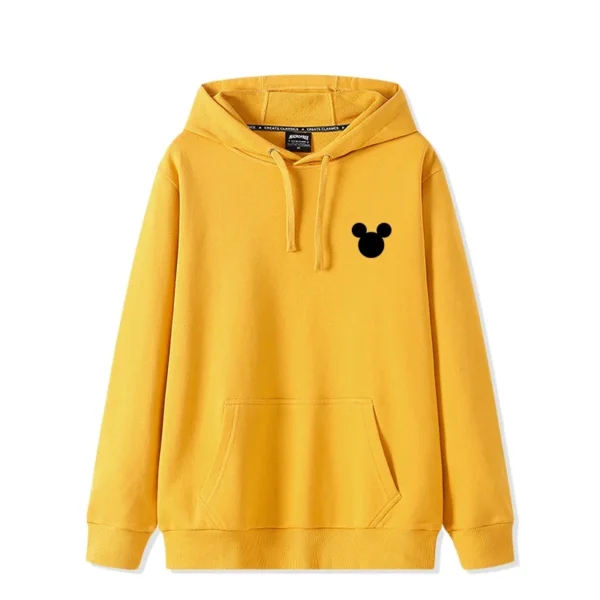 Cartoon Mouse Pattern Couple Hooded Hoodie for Women 2024 Autumn New Loose Long sleeved Pullover Hoodie Coat Casual and Simple - Image 4