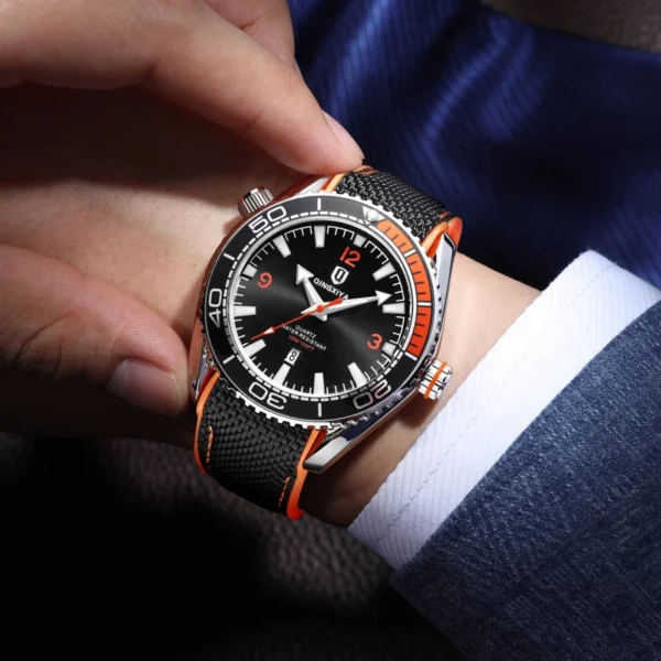 QINGXIYA Men Watch Sports Silicone Strap - Image 6