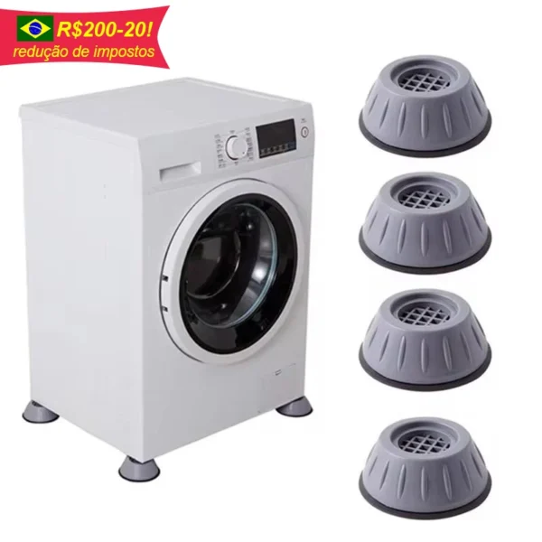 4Pcs Anti Vibration Washing Machine Feet Pads Waterproof