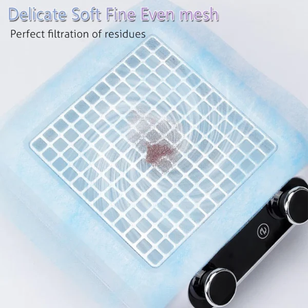 100pcs Disposable Nail Art Vacuum Dust Collector Non-Woven - Image 3