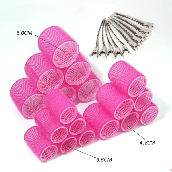 Plastic Self Grip Hair Curlers Hair Roller Sets - Image 2