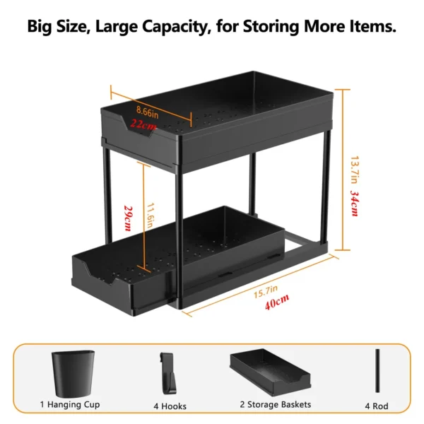 Under Sink Multi-Purpose Organizer - Image 2