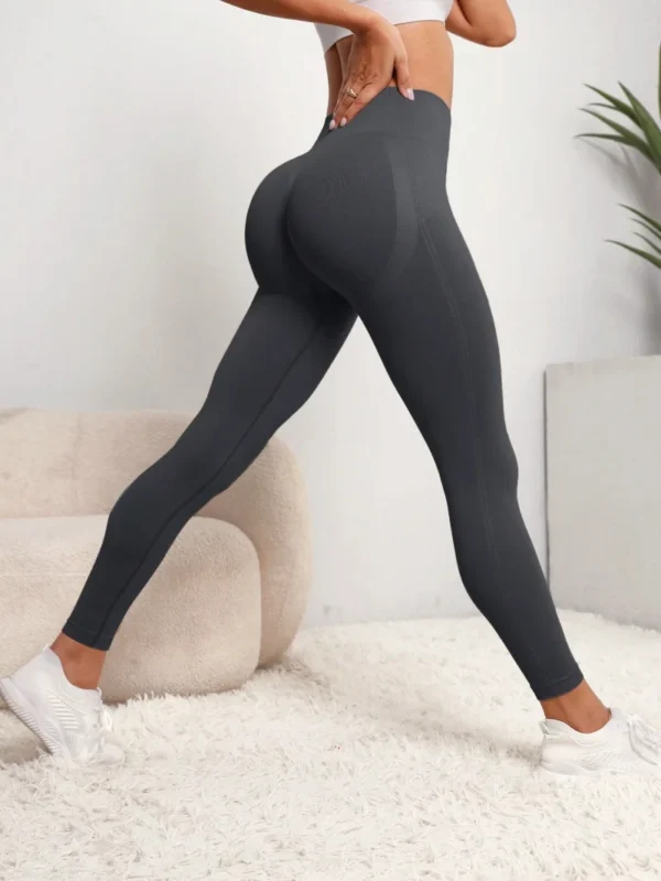 Women Seamless Hip Lifting Women Seamless Sports Leggings High Waist Fitness Leggings Push Up Yoga Leggings Gym Clothing Sports - Image 6