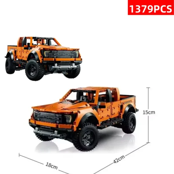 New Puzzle Building blocks 1379PCS10 F-150 SUV Racing Blocks 42126 Pickup Truck