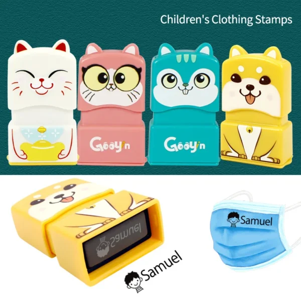 Customized Student Child Baby Name Stamp Waterproof Non-fading