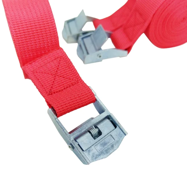 Buckle Tie-Down Belt cargo straps for Car motorcycle With Metal Buckle Tow Rope Strong 3pcs 2M - Image 3