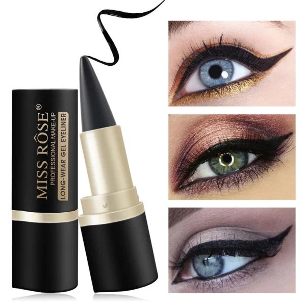 Creamy texture Eyeliner Easy Coloring Sweat Proof High Pier Pencil - Image 2