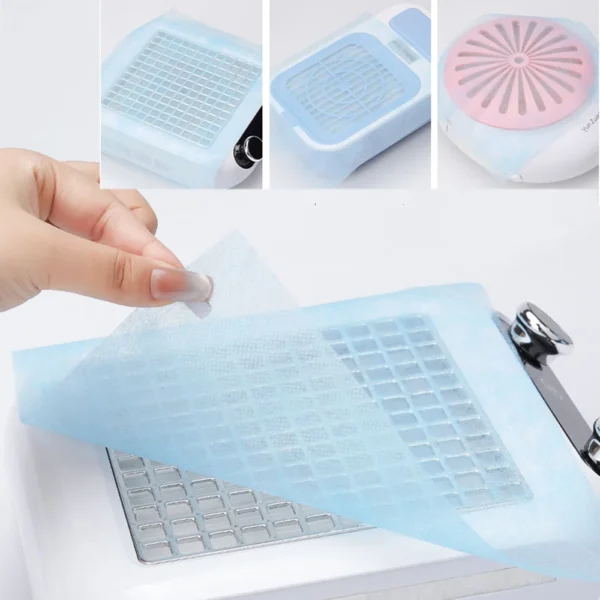 100pcs Disposable Nail Art Vacuum Dust Collector Non-Woven - Image 2