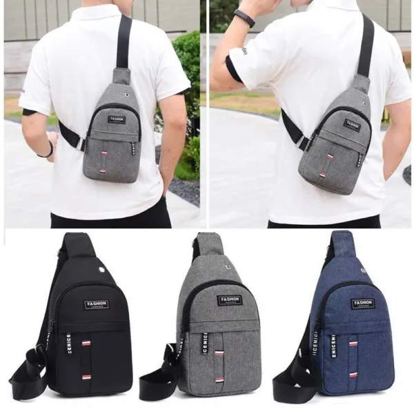 Korean-Style Casual Sports Water-Proof Shoulder Crossbody Bag - Image 2