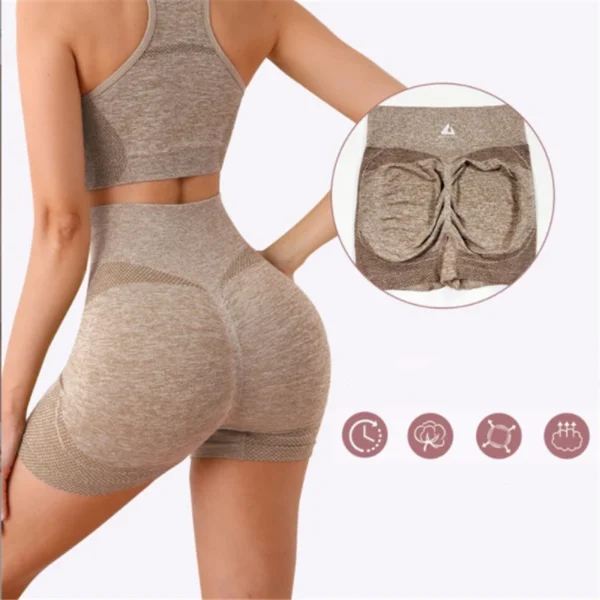 Yoga Set Gym Shorts Women Sport Bras Brassiere Workout Tops for Women Yoga Clothes Fitness Leggings Gym Set Seamless Yoga Sets - Image 4