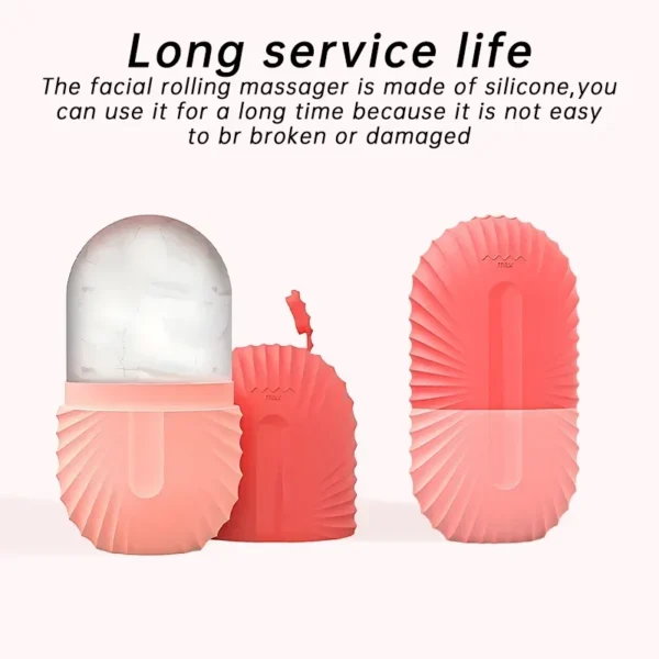 Facial Ice Cube Mold Silicone Freezing Beauty Lifting Ice Face Tool - Image 2