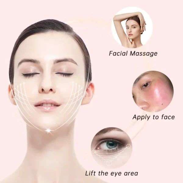 Facial Ice Cube Mold Silicone Freezing Beauty Lifting Ice Face Tool - Image 4