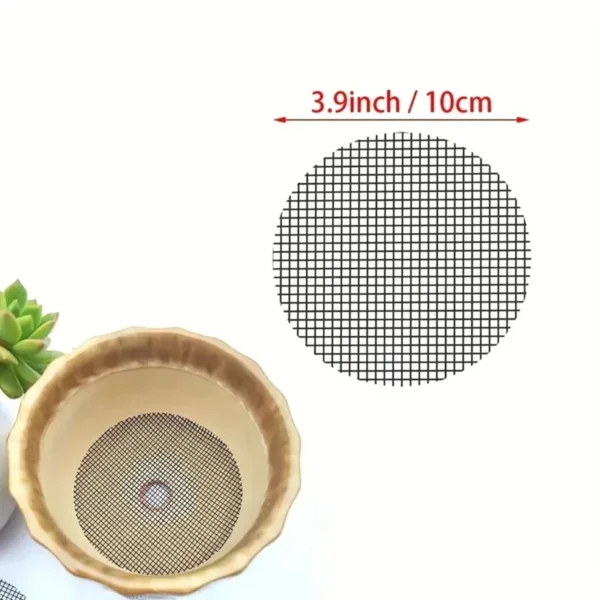 Round Drainage Hole Screen for Pot Bottom Prevent Soil Loss - Image 5