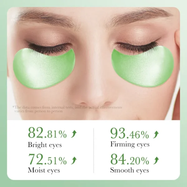 60pcs Aloe Vera Collagen Eye Mask Anti Dark Circles Removal - Image 3