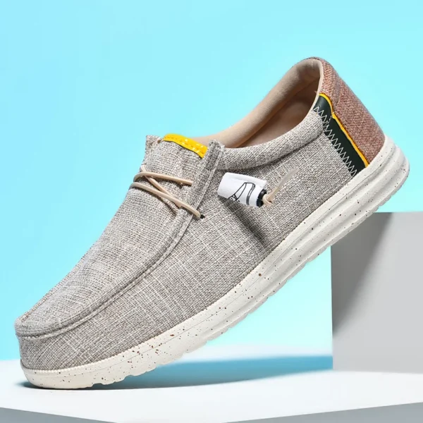 Men Casual Canvas Shoes Mens Loafers