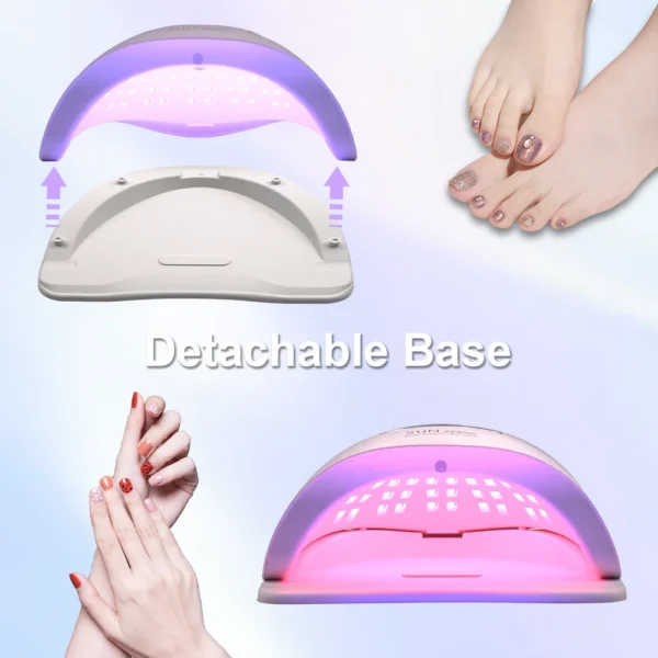 380W Professional Nail Dryer LED UV Lamp for Nails Gel Polish Dryer - Image 3